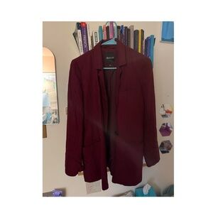 Madewell blazer in Raisin